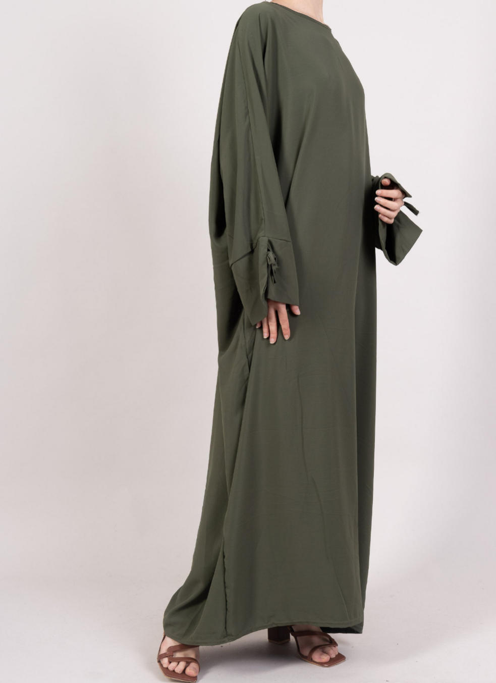 Abaya ample à nœud