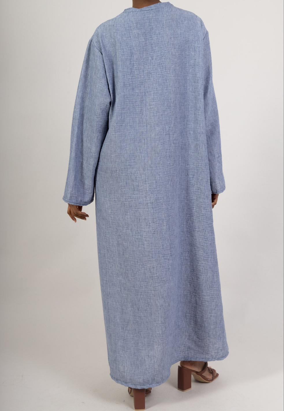 Abaya coupe droite