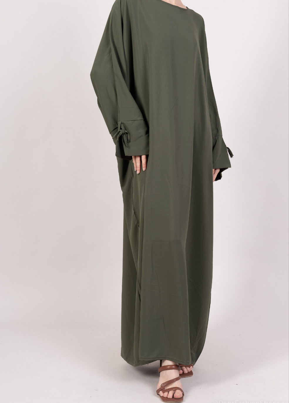 Abaya ample à nœud