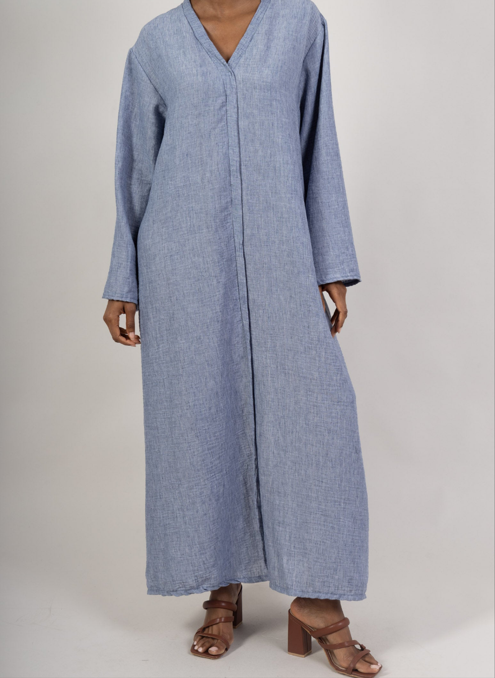 Abaya coupe droite