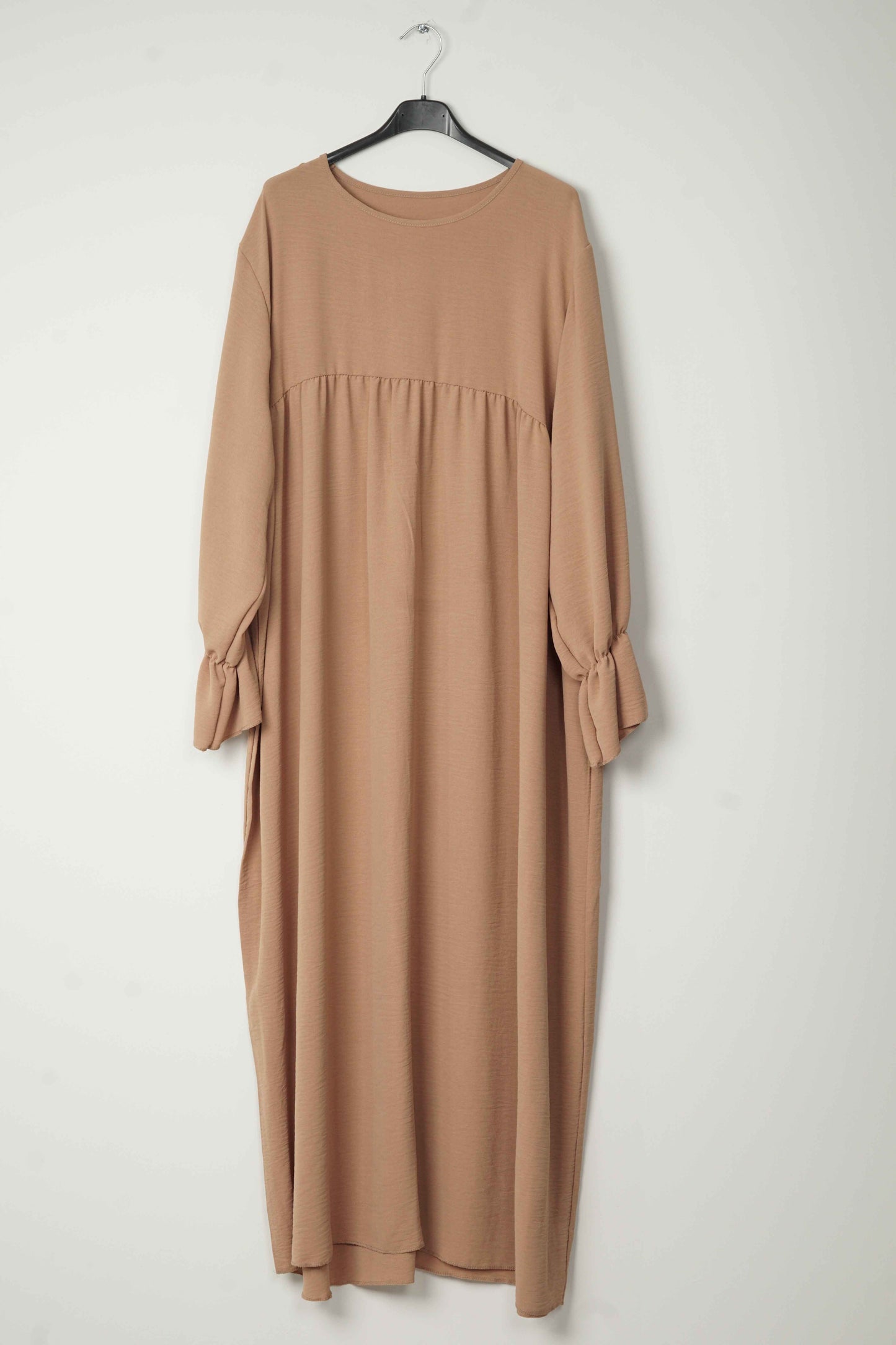 Abaya fluide marron