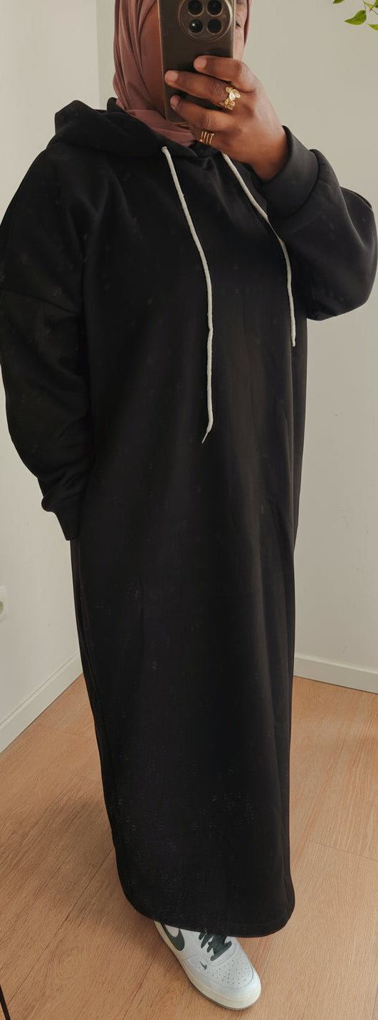 Robe sweat noir