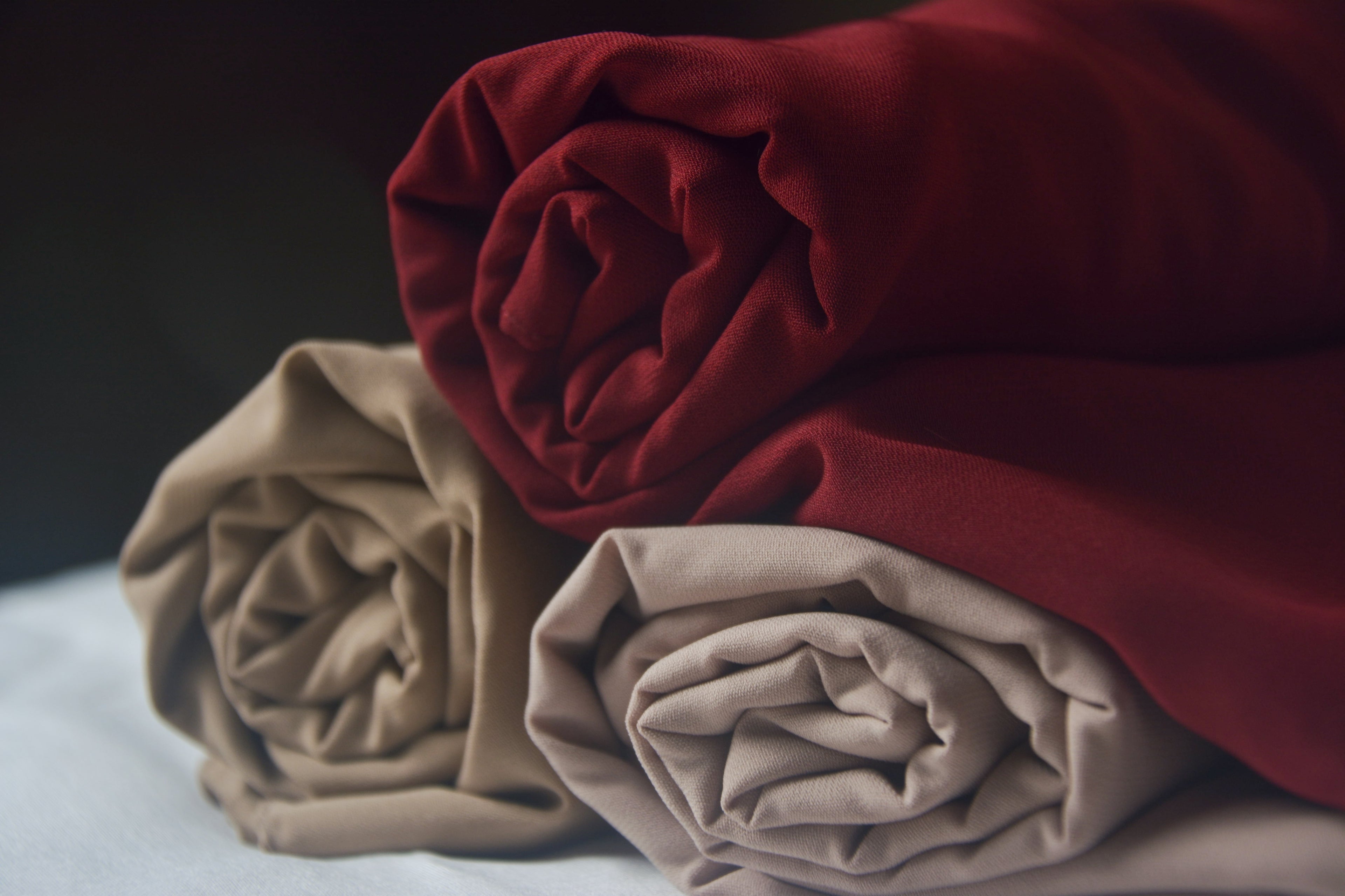 Hijab soie de Médine bordeaux