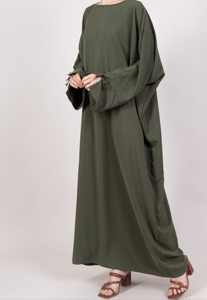 Abaya ample à nœud