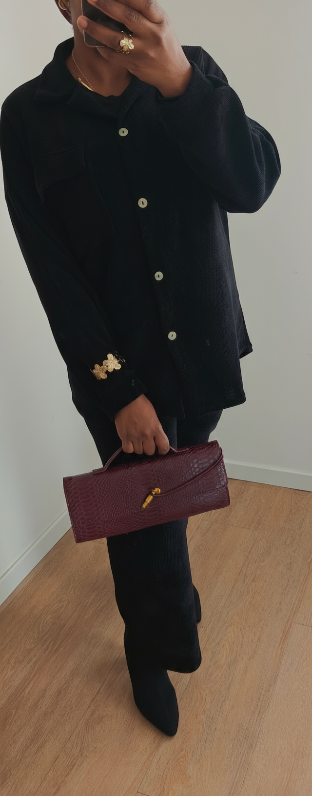 Ensemble pantalon en velours