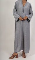 Abaya coupe droite