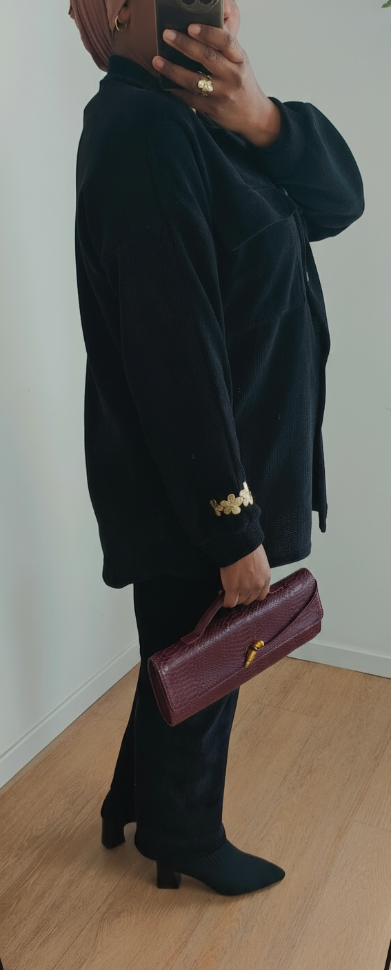 Ensemble pantalon en velours