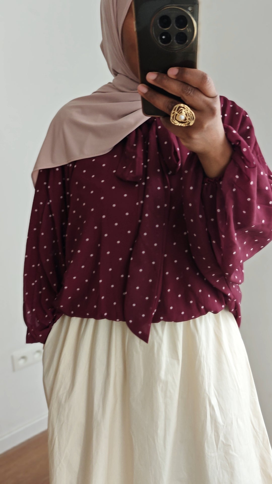 Blouse À Petit Pois Doubler