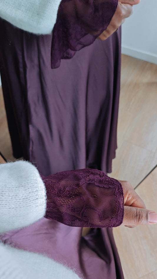 Top en dentelle fleuris