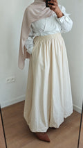 Jupe Popline Zahra Beige