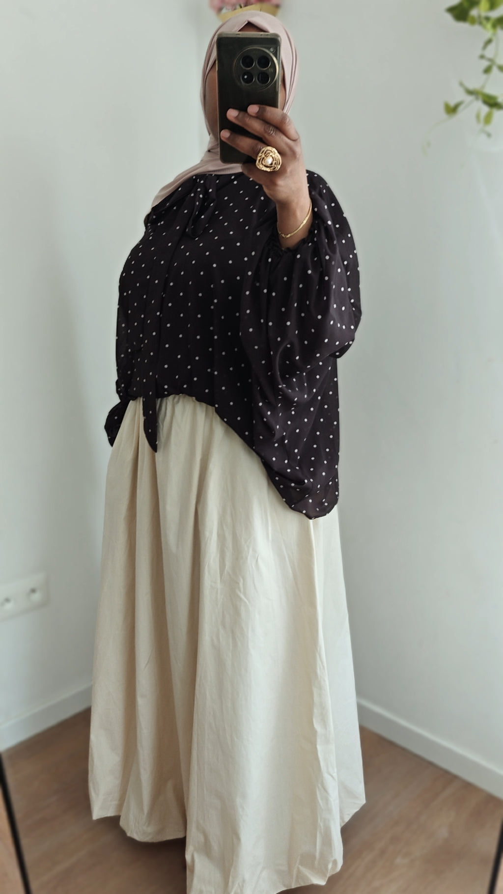 Blouse À Petit Pois Doubler