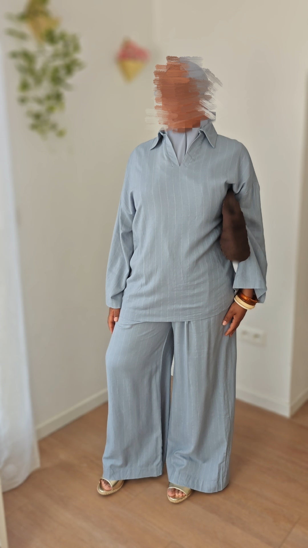 Ensemble Rima linen blend