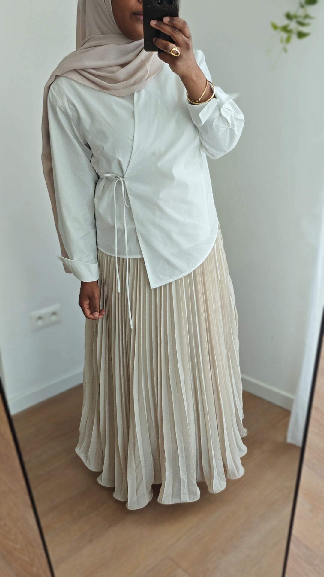 Chemise cache coeur Lina