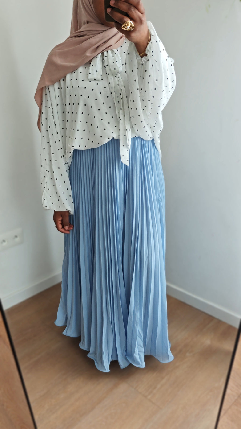 Blouse À Petit Pois Doubler