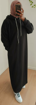 Robe sweat noir
