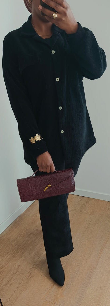 Ensemble pantalon en velours