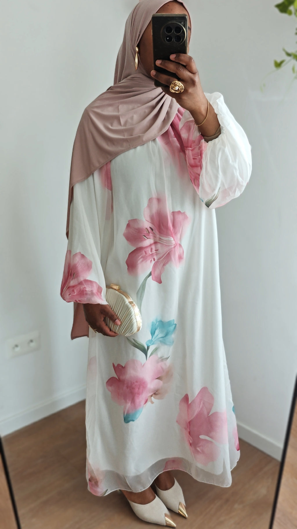 Robe Tulipe fluide mousseline