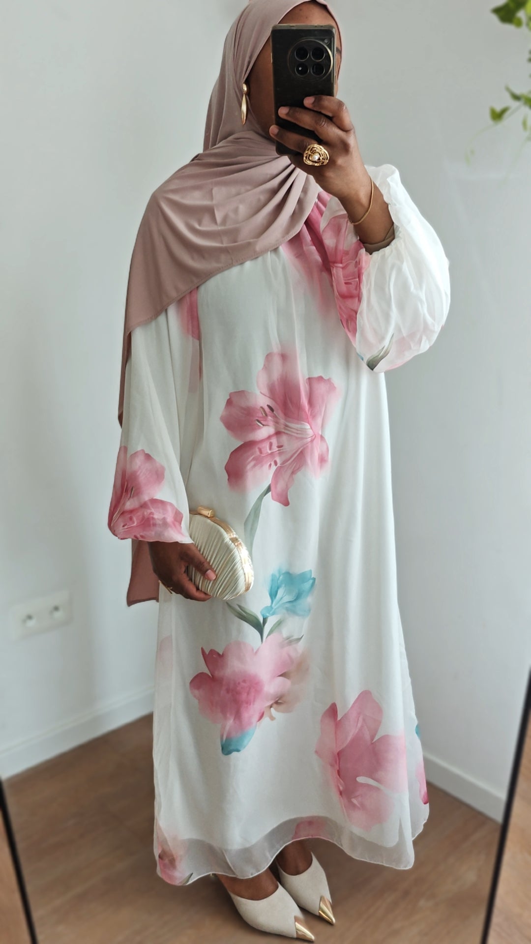 Robe Tulipe fluide mousseline