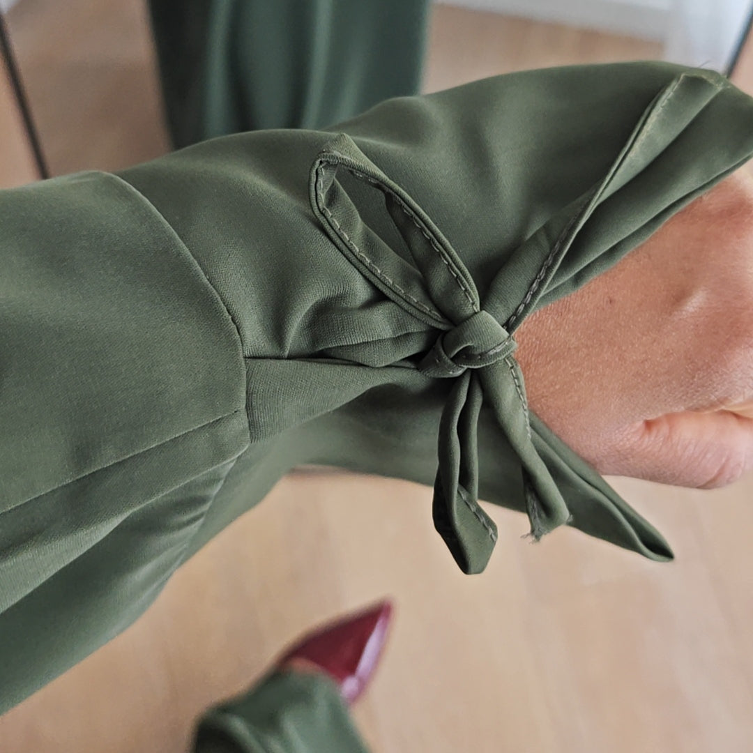 Abaya ample à nœud