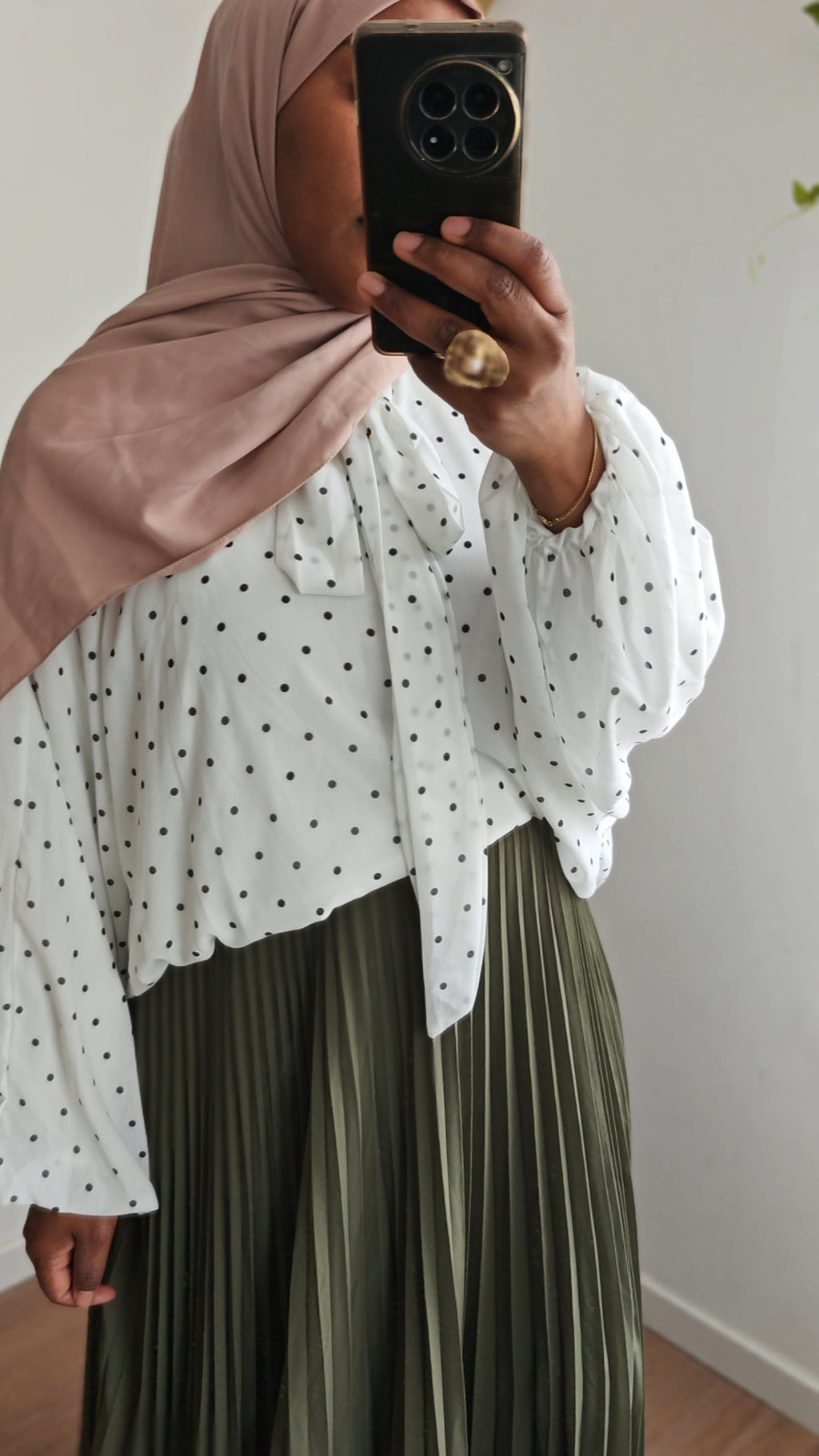 Blouse À Petit Pois Doubler