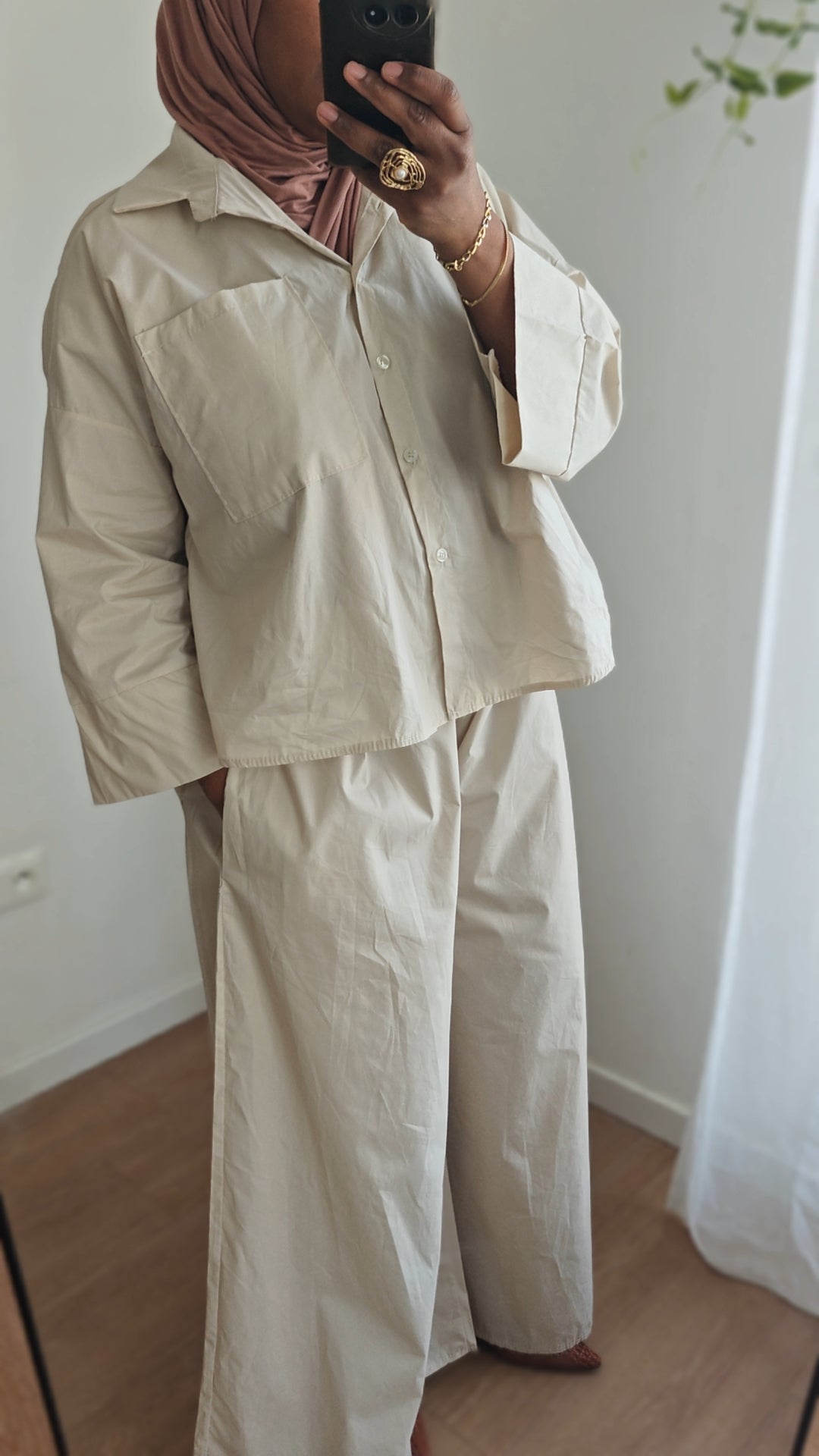 Ensemble pantalon Nina coton