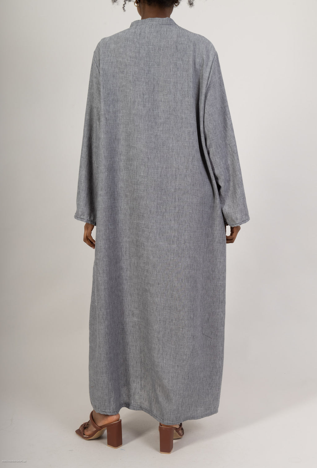 Abaya coupe droite