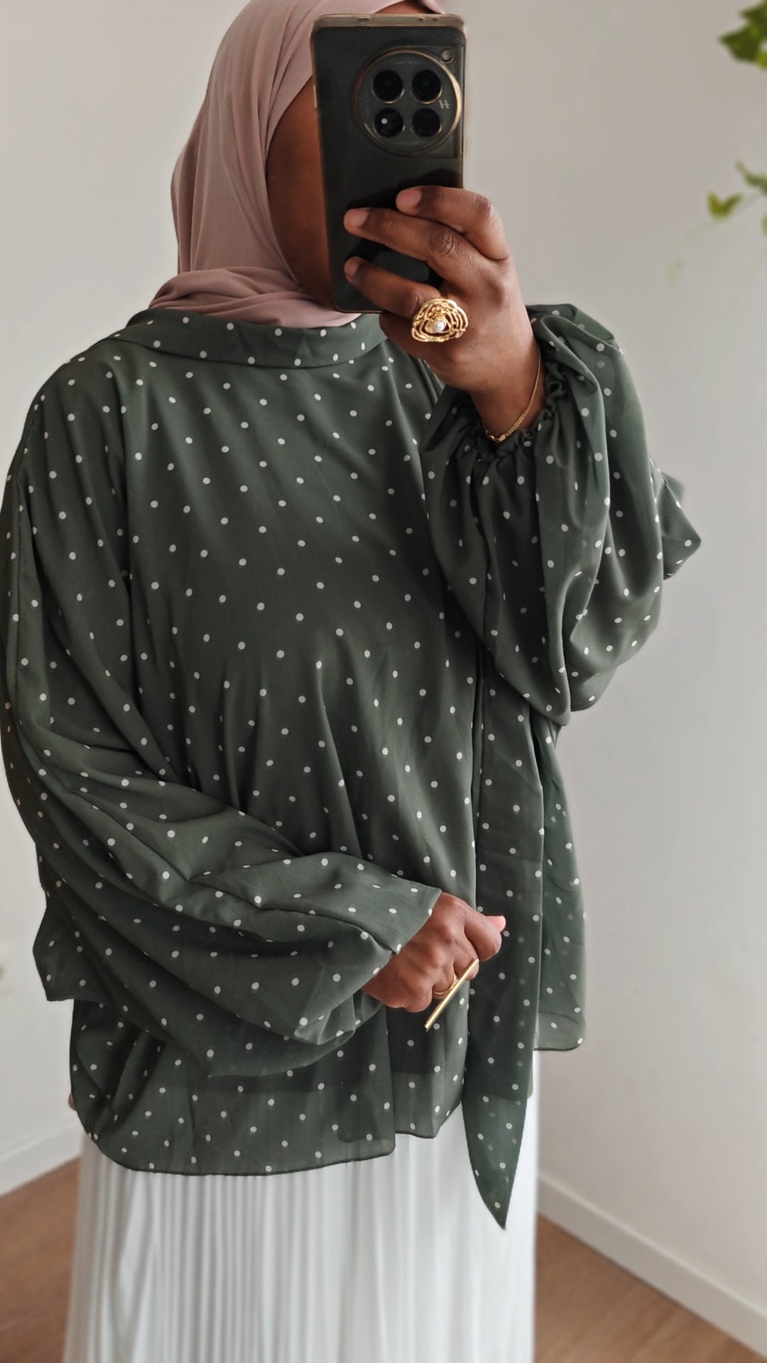 Blouse À Petit Pois Doubler