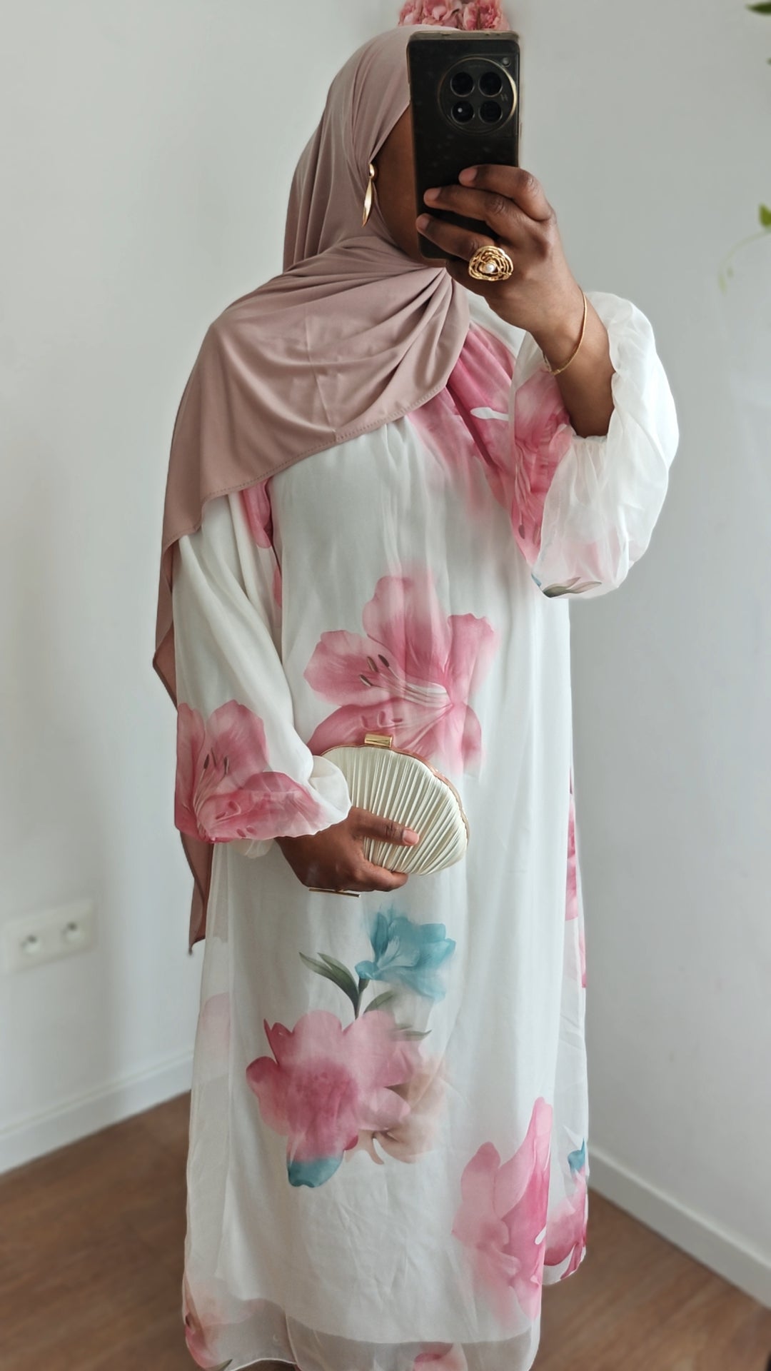 Robe Tulipe fluide mousseline