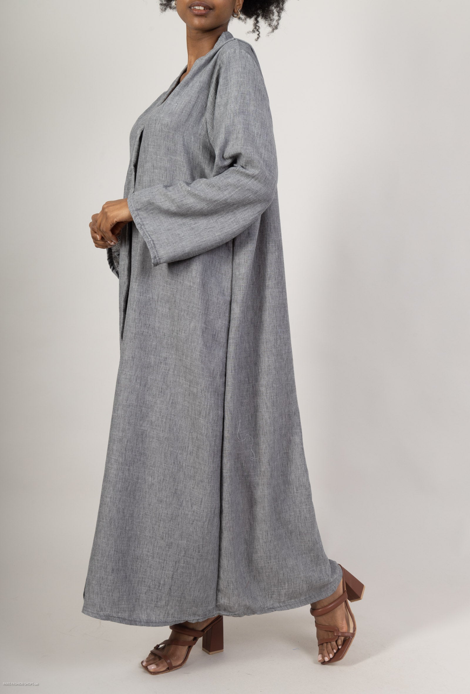 Abaya coupe droite