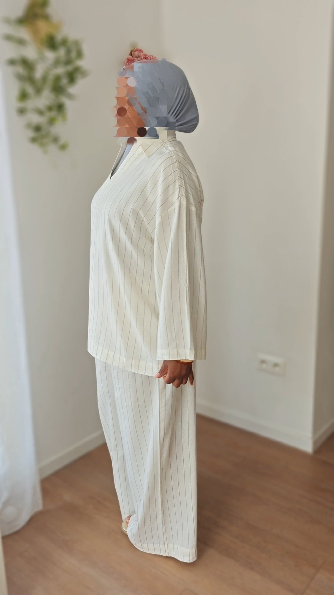 Ensemble Rima linen blend