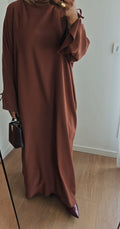 Abaya ample manche nœud