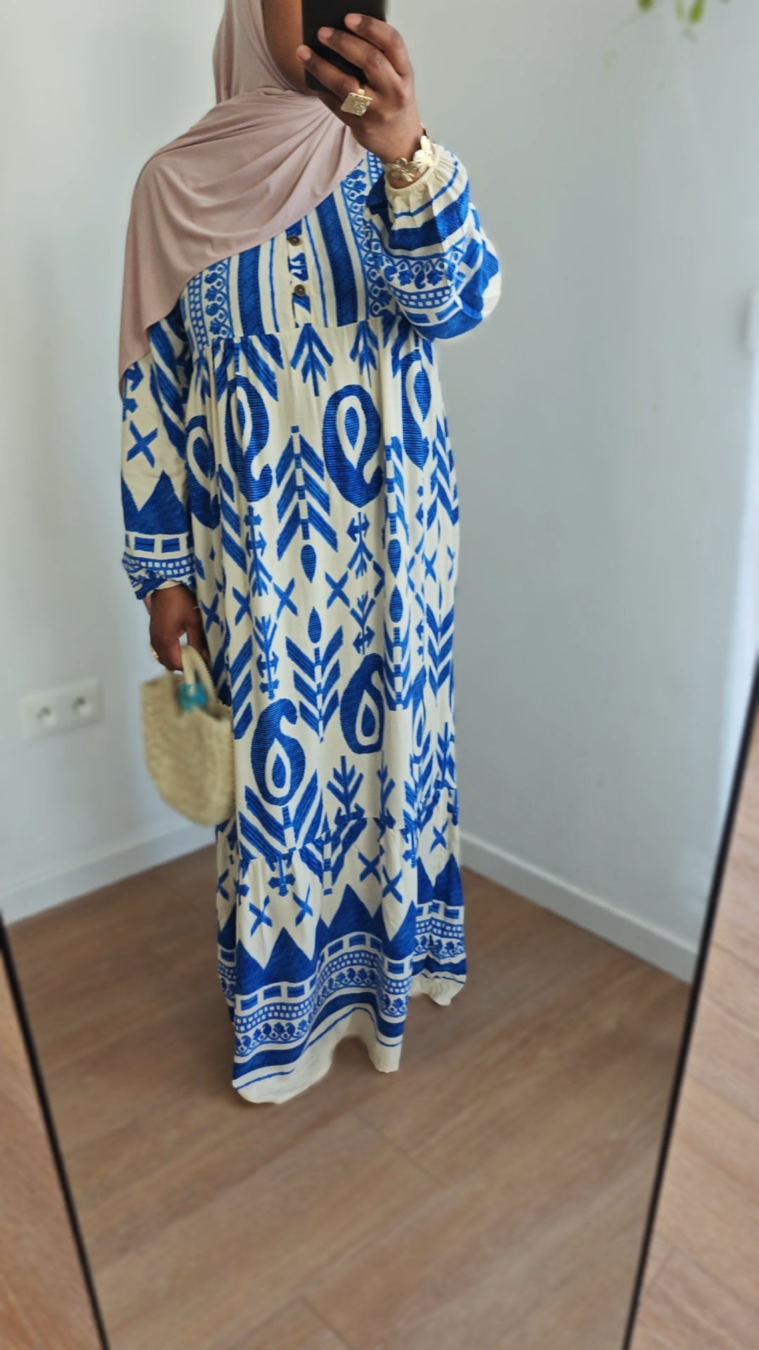 Robe droite viscose
