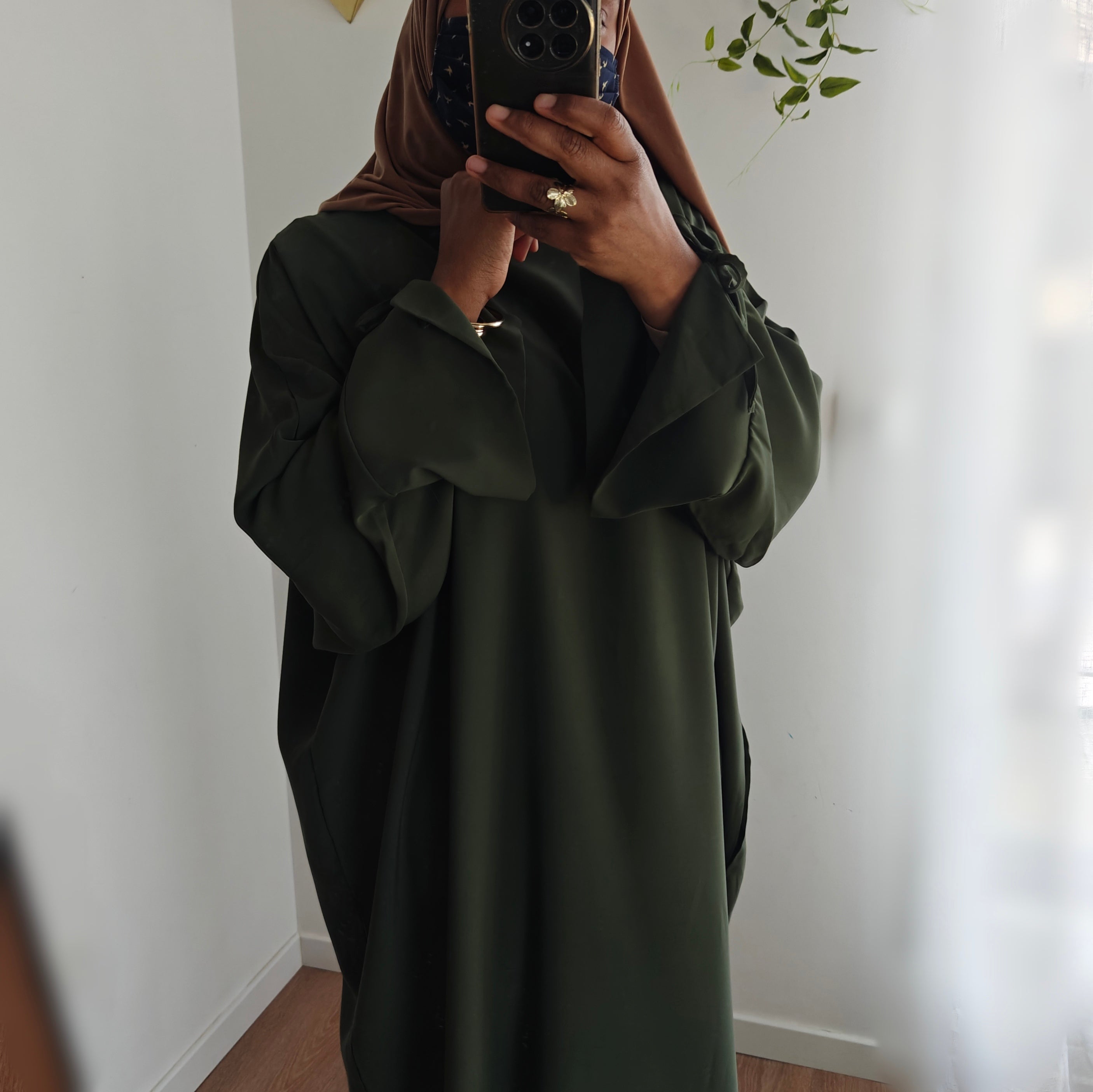 Abaya ample à nœud