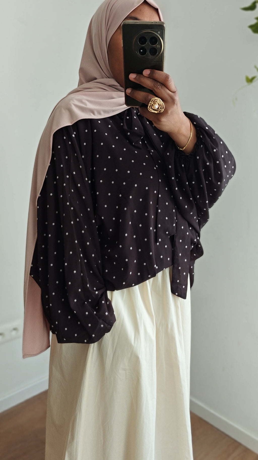 Blouse À Petit Pois Doubler