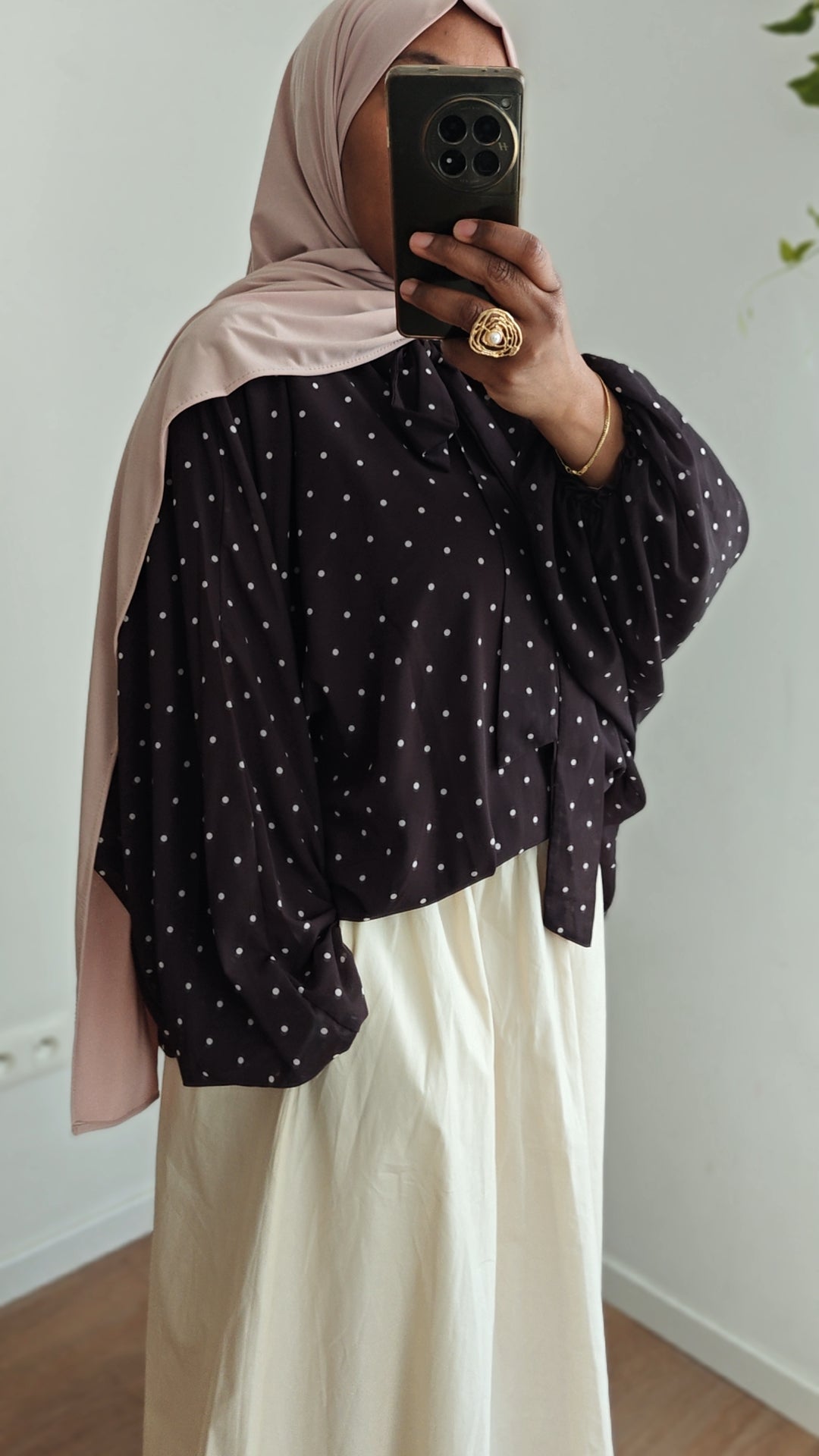 Blouse À Petit Pois Doubler