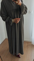 Abaya fluid taupe