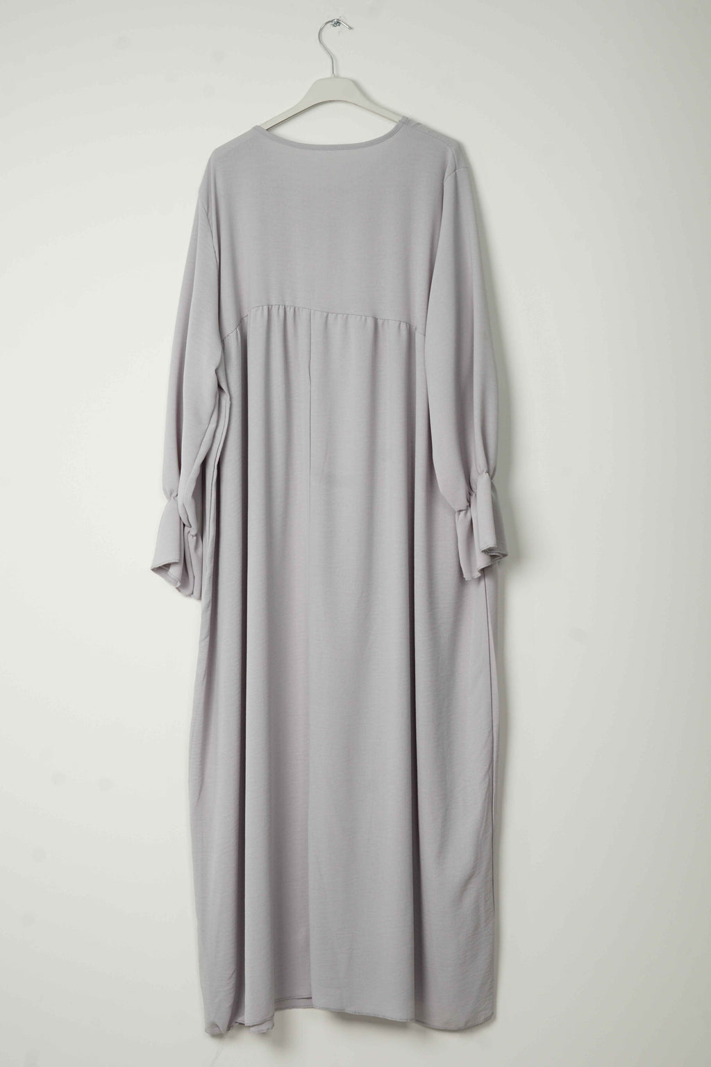 Abaya fluide Gris clair