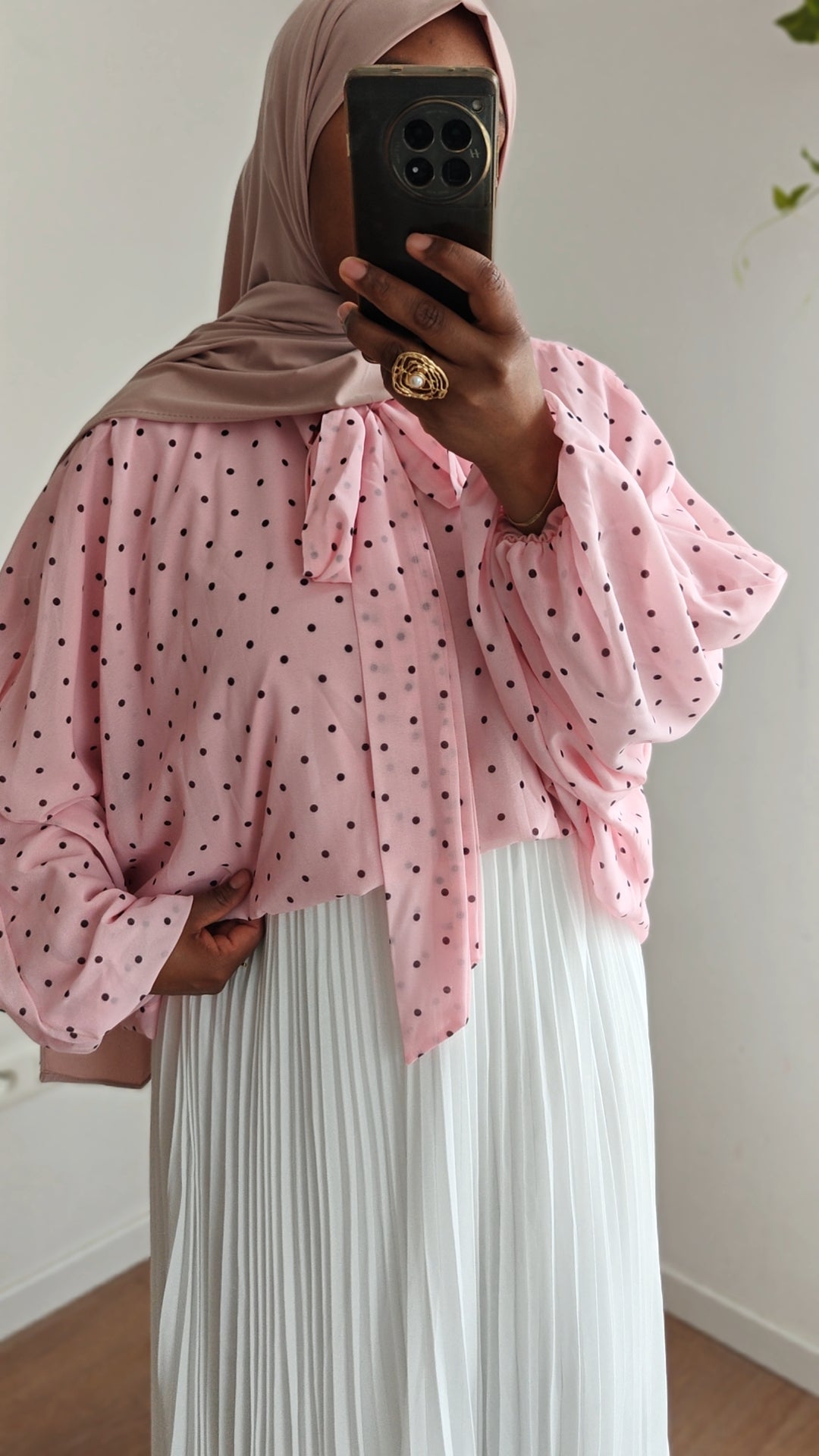 Blouse À Petit Pois Doubler