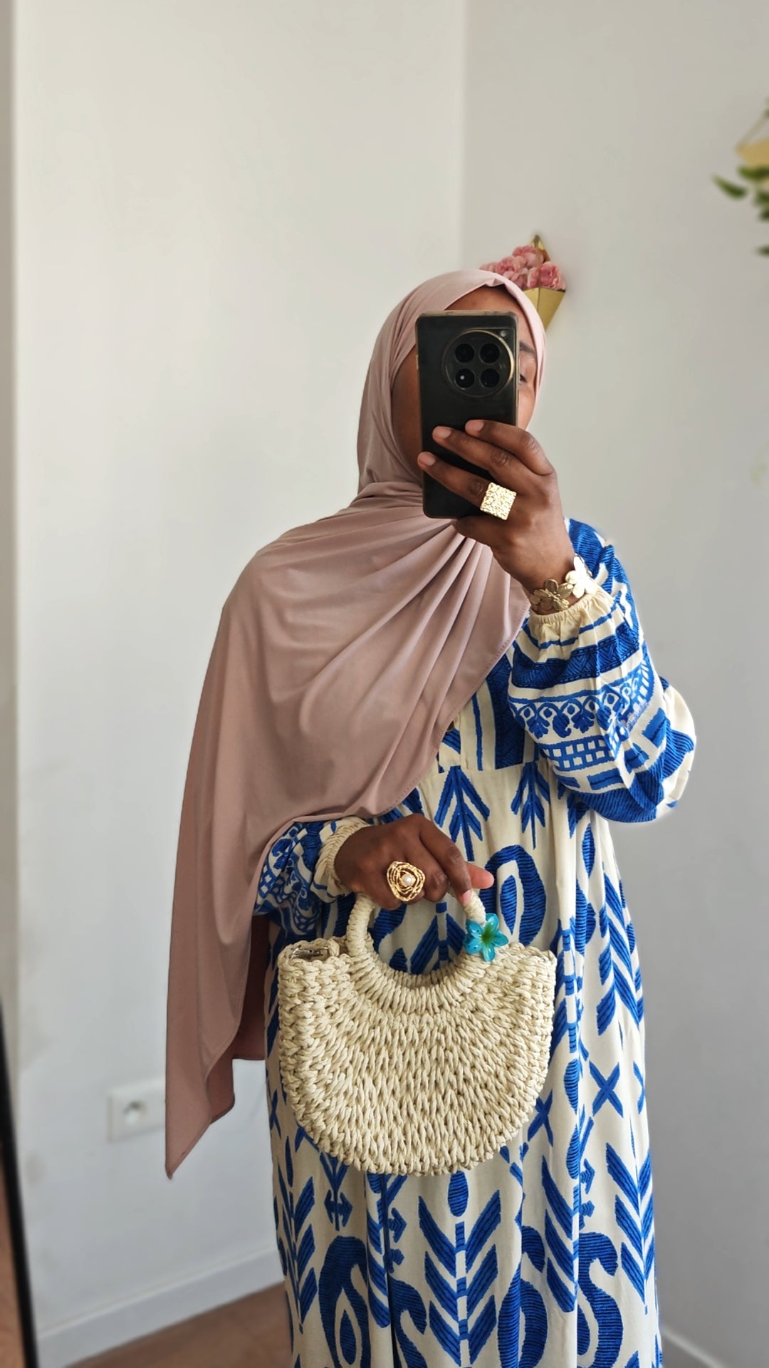 Robe droite viscose