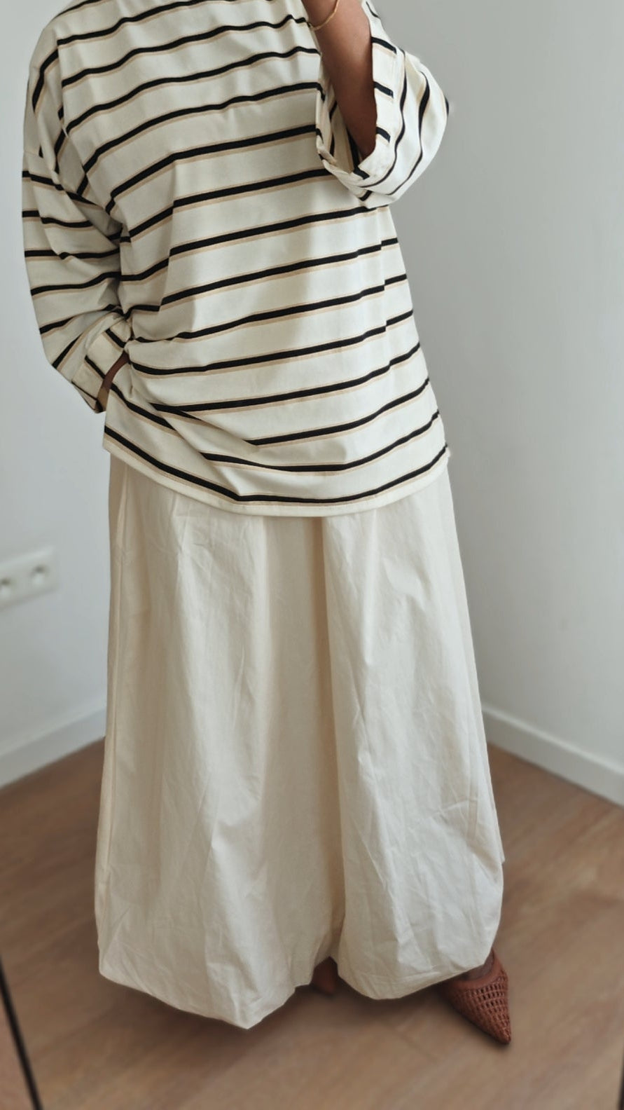 Jupe Popline Zahra Beige