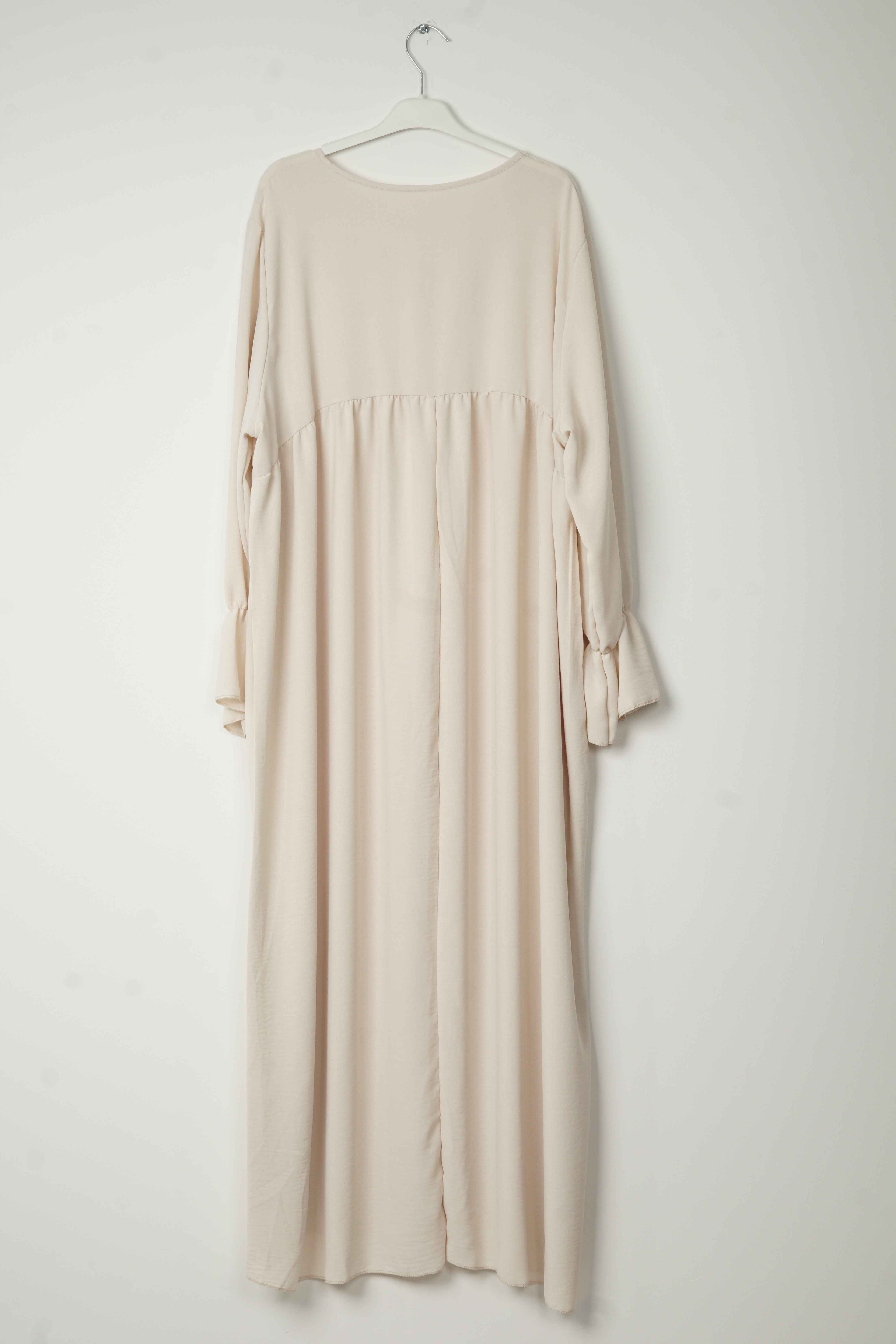 Abaya fluide blanche