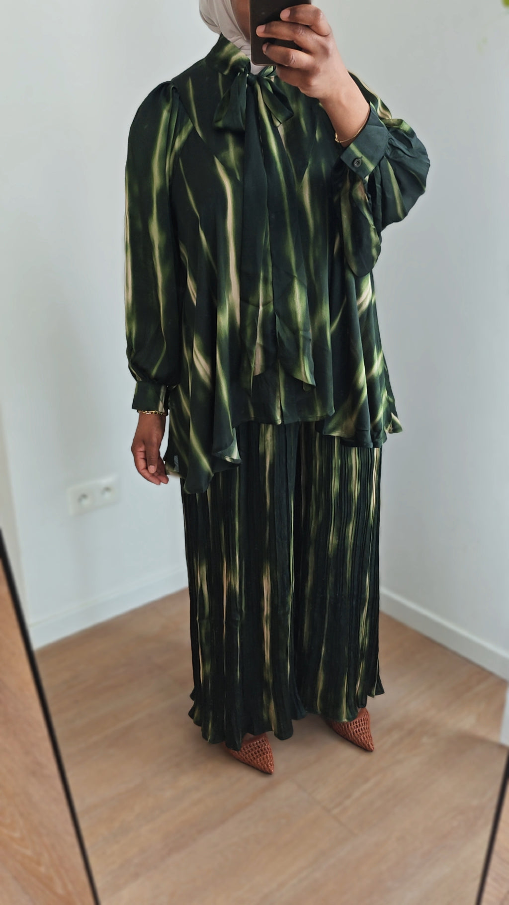 Ensemble pantalon Rayhana kaki