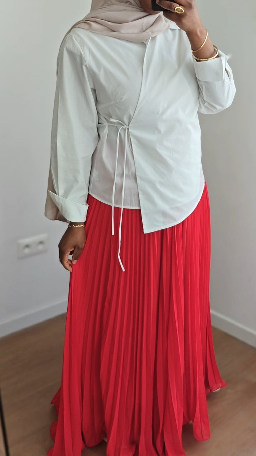 Chemise cache coeur Lina