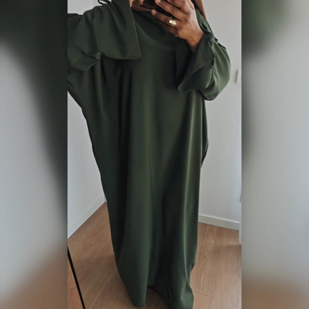 Abaya ample à nœud