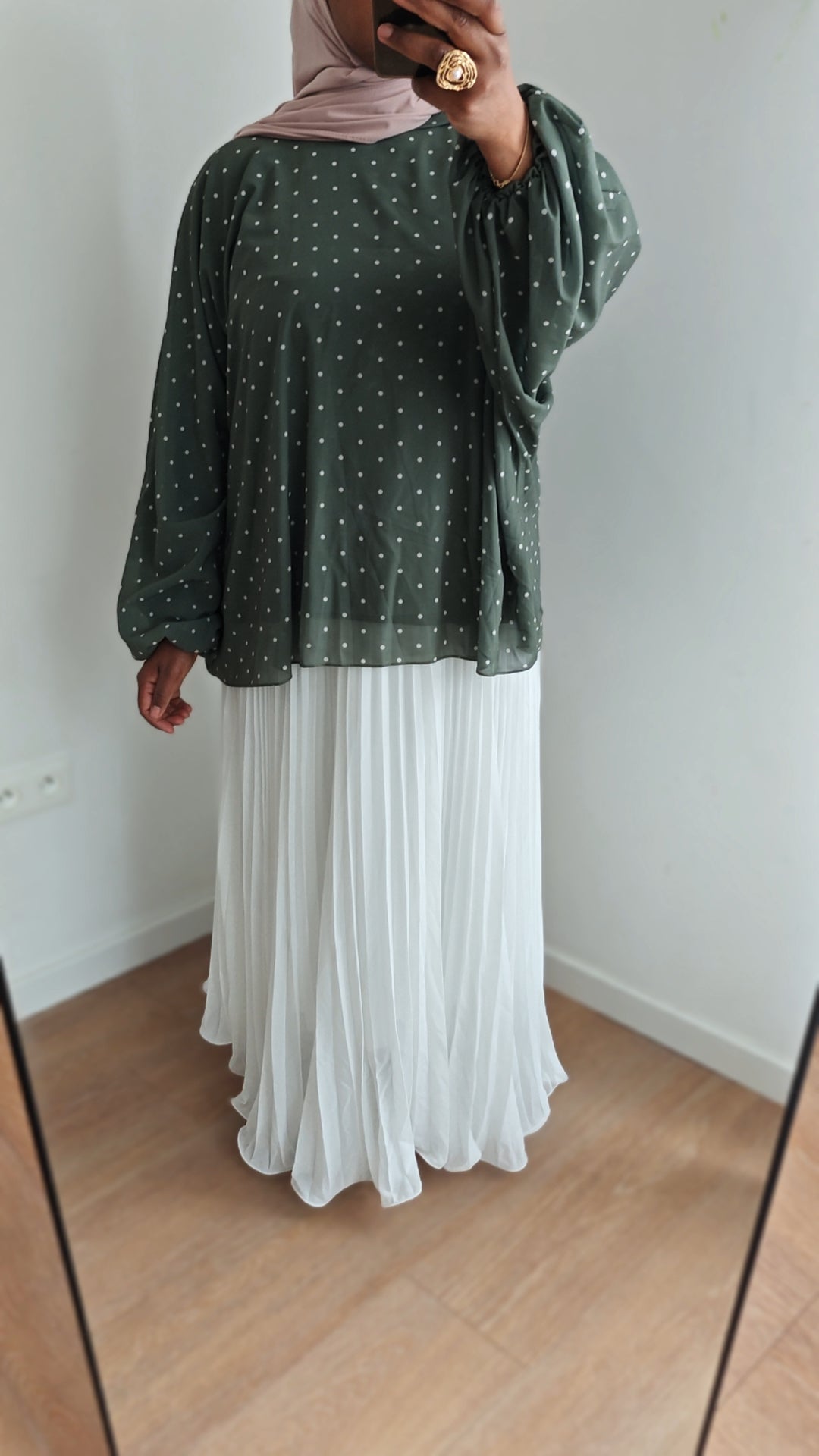 Blouse À Petit Pois Doubler